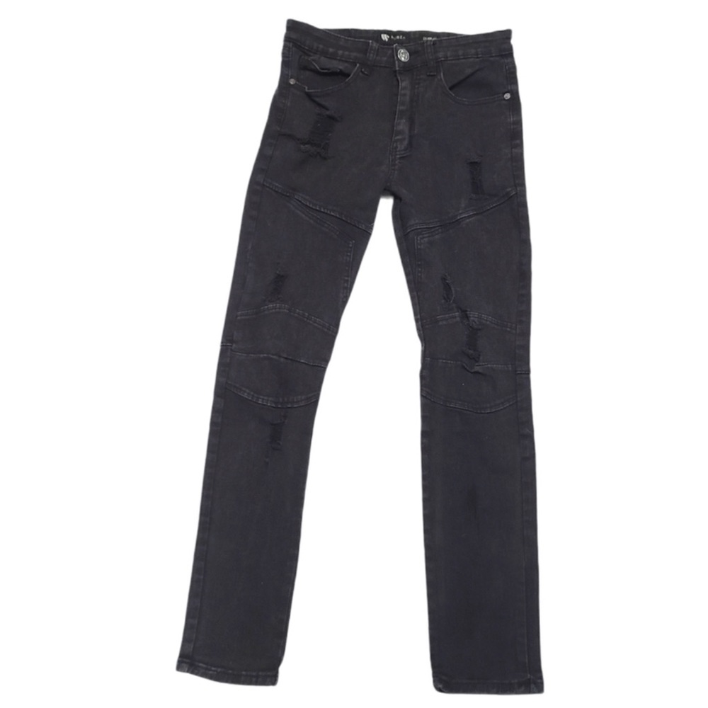 Waimea Black Distressed High Waist skinny jeans 30
